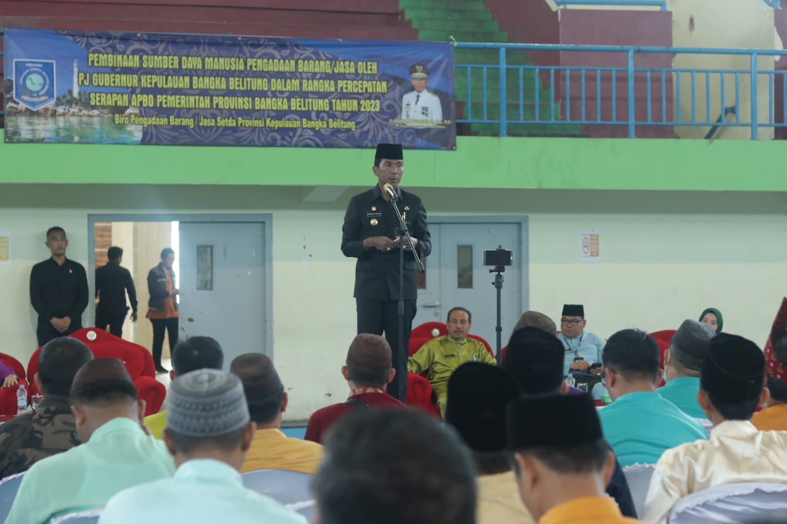 Pembinaan SDM Pengadaan Barang/Jasa Pemerintah oleh Pj. Gubernur Kepualauan Bangka Belitung kepada PPTK di OPD/Perangkat Daerah