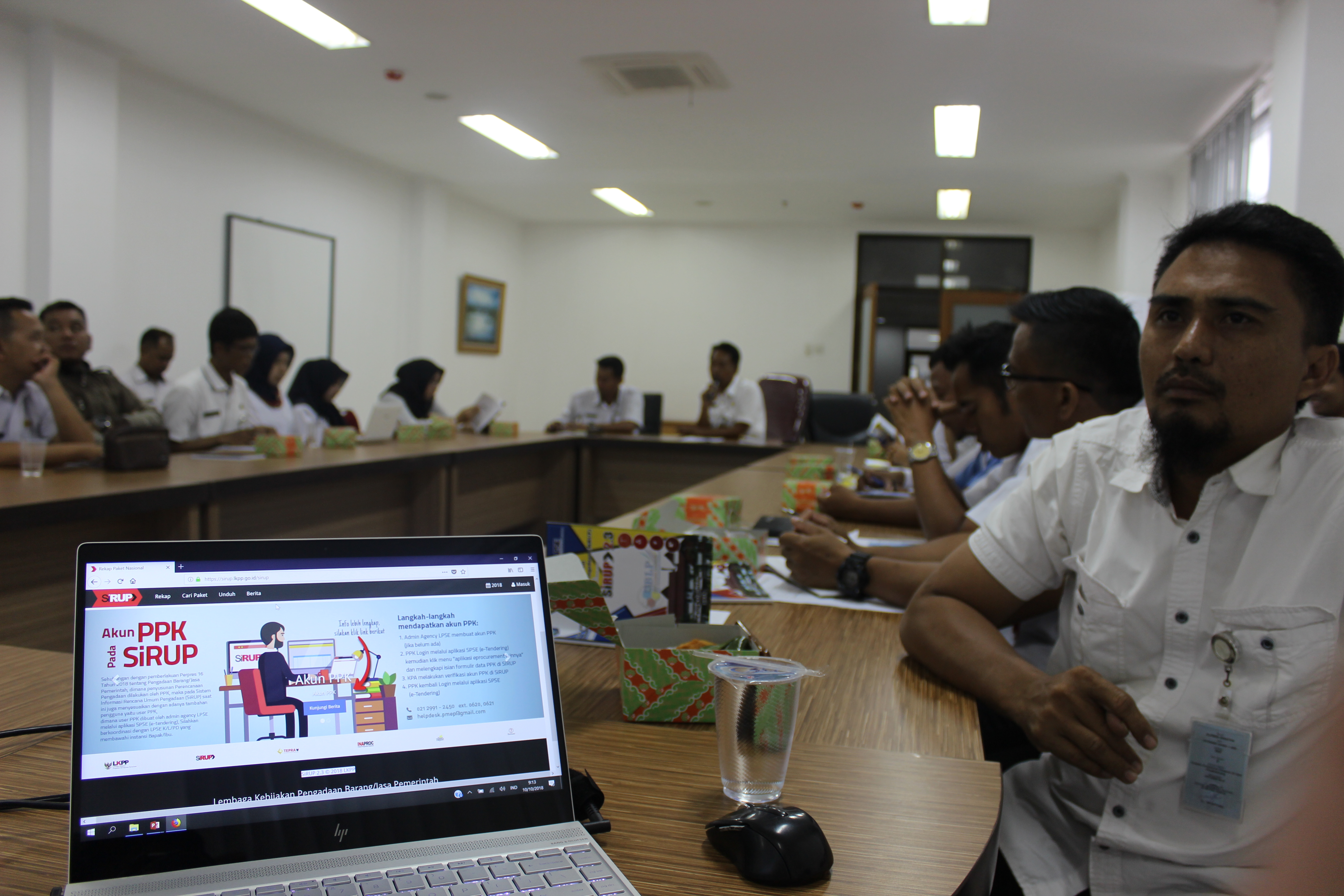 Rapat Konsolidasi Penyesuaian RUP Perubahan APBD TA 2018