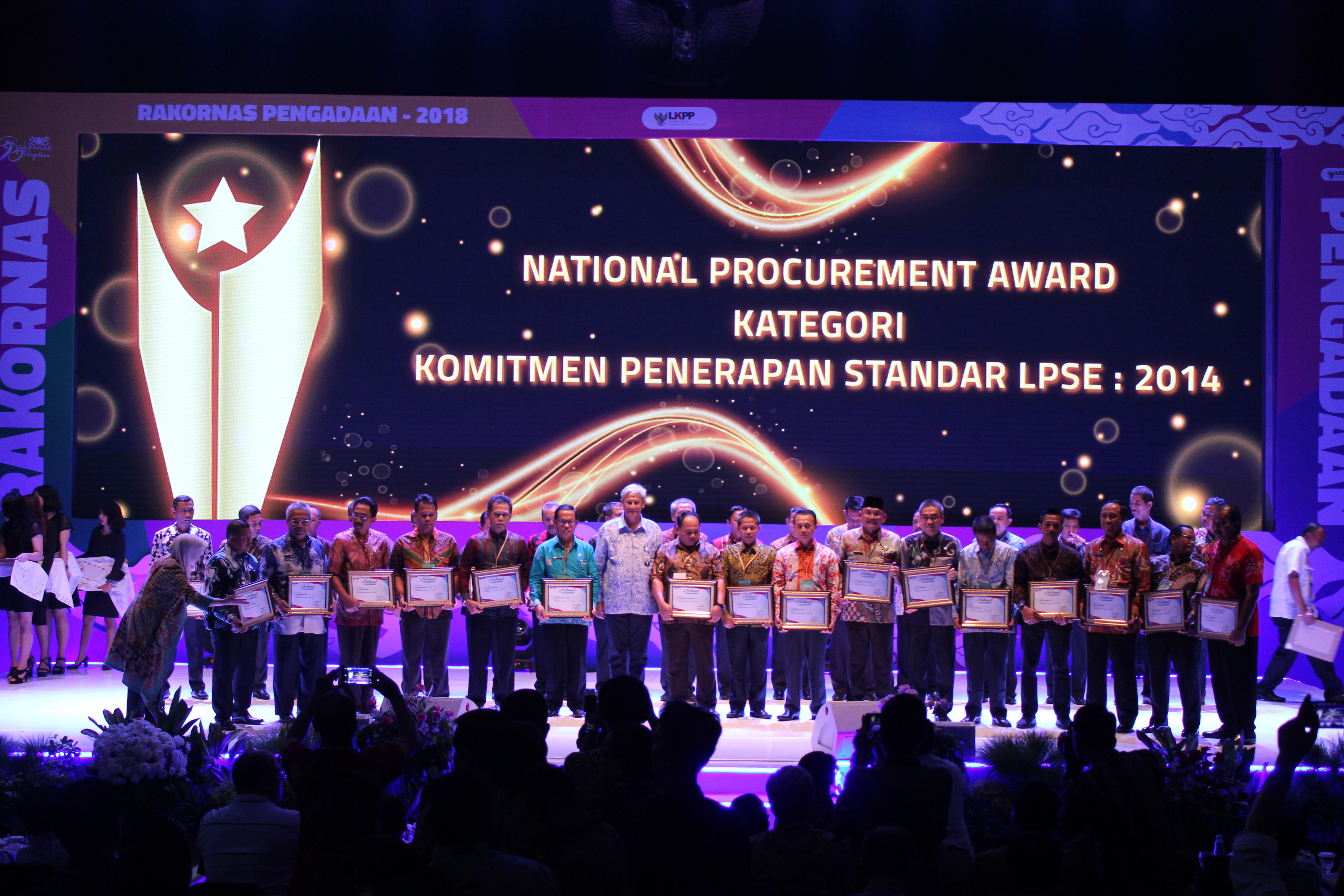 6 LPSE Kabupaten/Kota Raih Penghargaan National Procurement Award