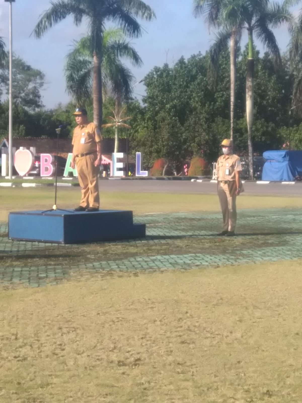 Upacara Bendera Mingguan di Lingkungan Pemerintah Provinsi Kepulauan Bangka Belitung