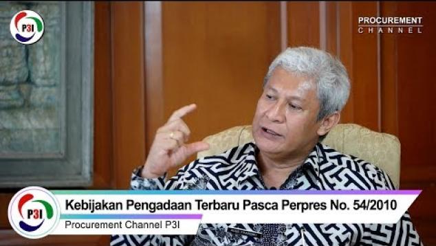 Embedded thumbnail for Kebijakan Pengadaan Terbaru Pasca Perpres No. 54/2010